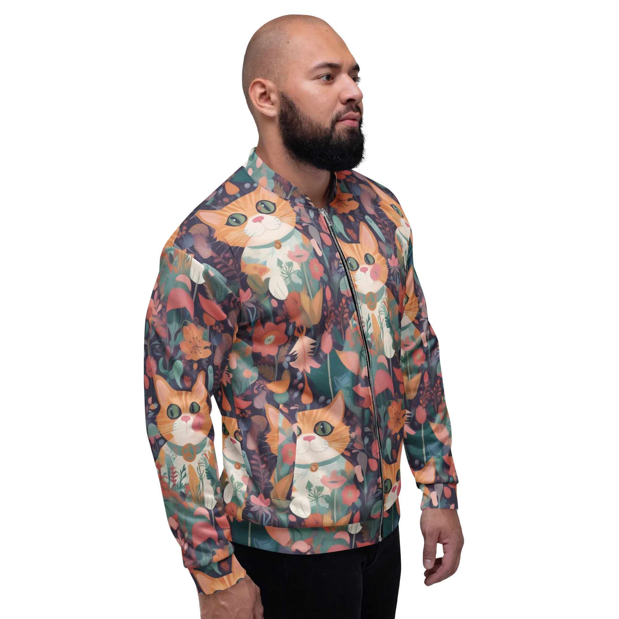 Whiskerwood on Bomber Jacket — Right