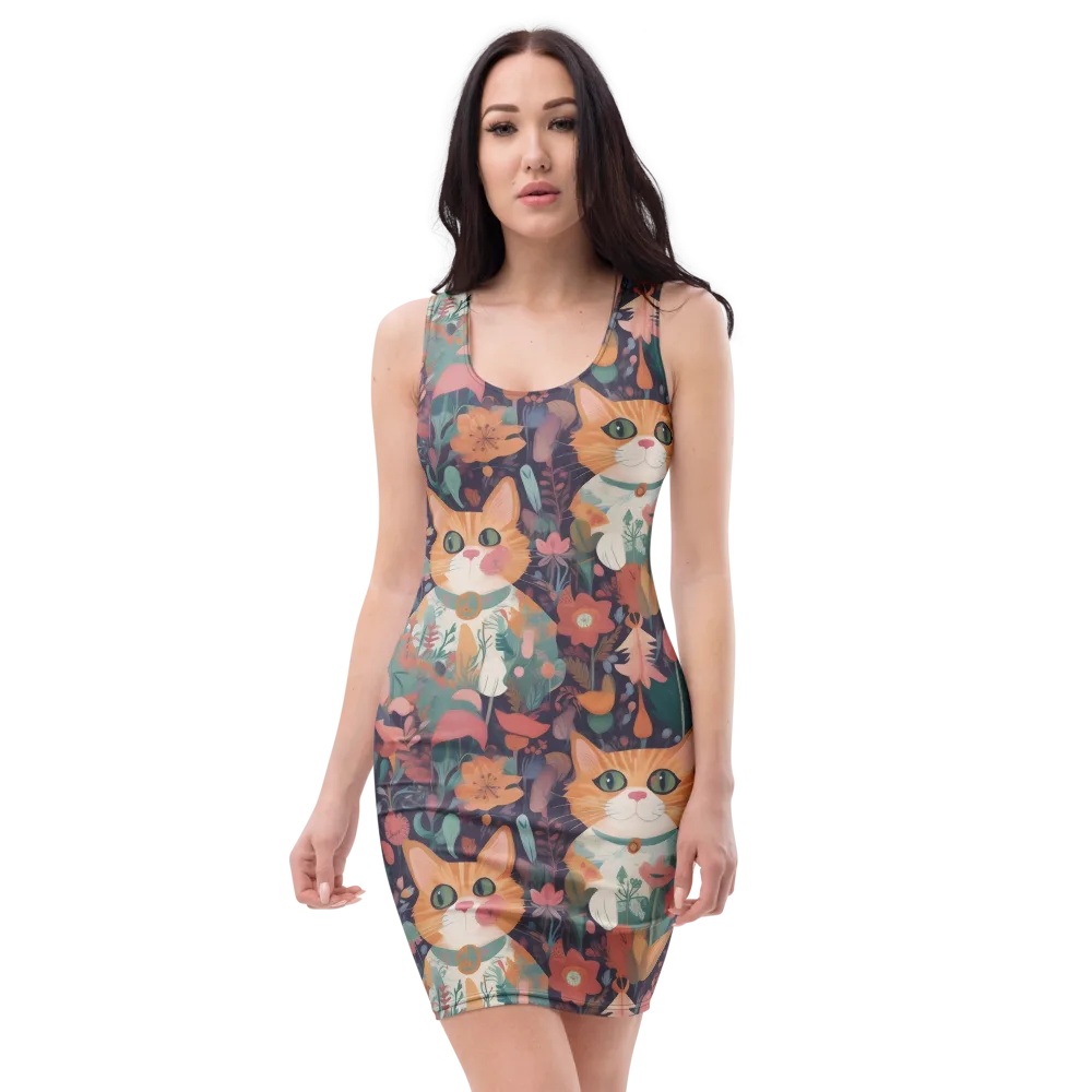 Whiskerwood on Bodycon Dress — Front