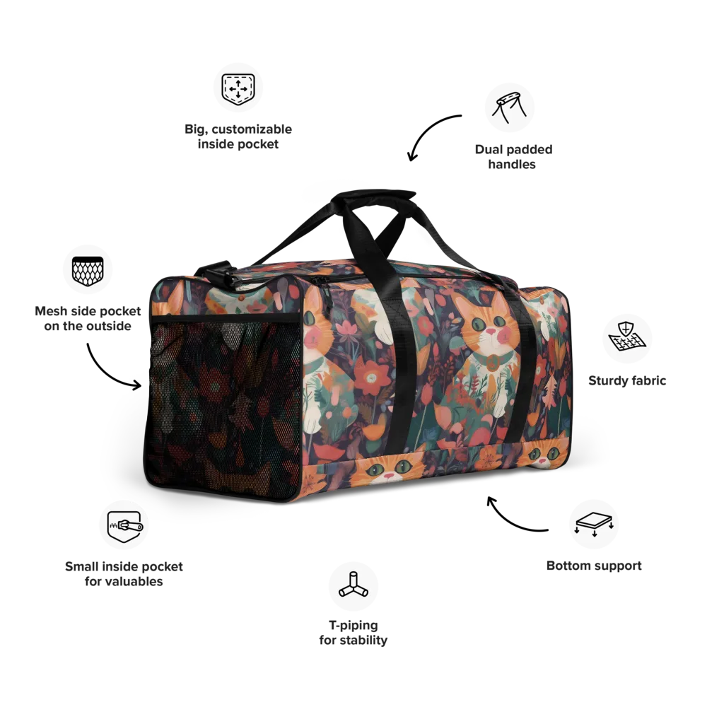 Whiskerwood on Duffle Bag — Right Front