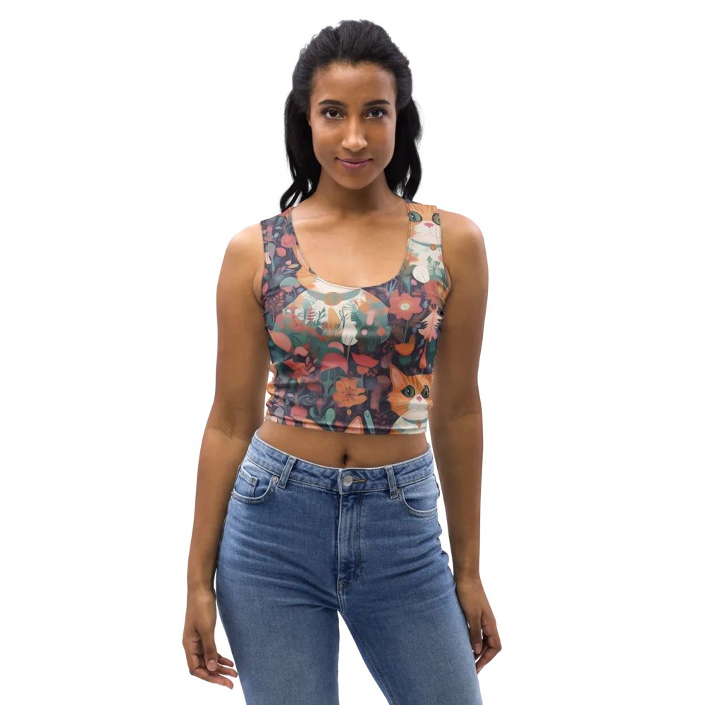 Whiskerwood on Crop Top — Front