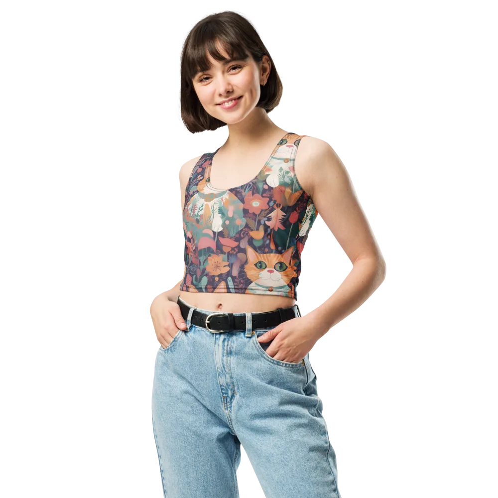 Whiskerwood on Crop Top — Front