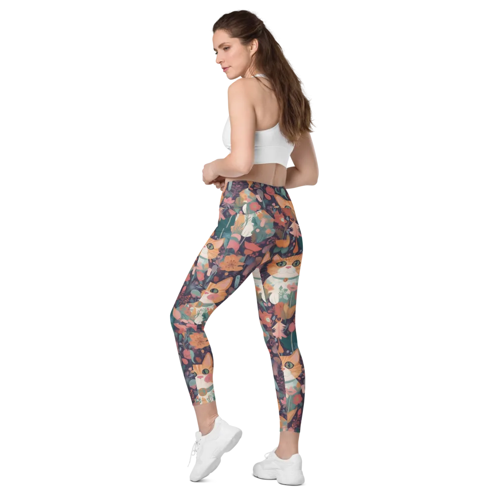 Whiskerwood on Leggings with Pockets — Left Back