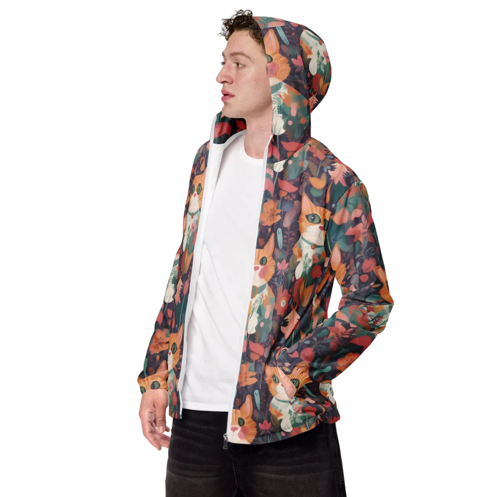 Whiskerwood on Men's Windbreaker — Left Front