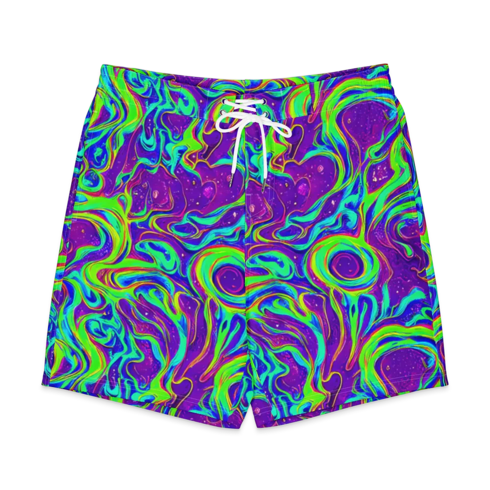 Lucid Lava on Men's Board Shorts — Front