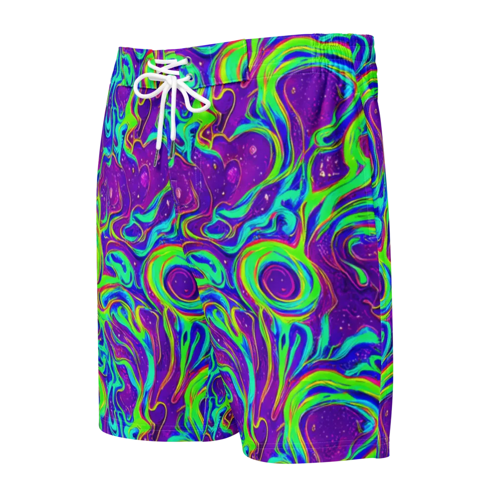 Lucid Lava on Men's Board Shorts — Front