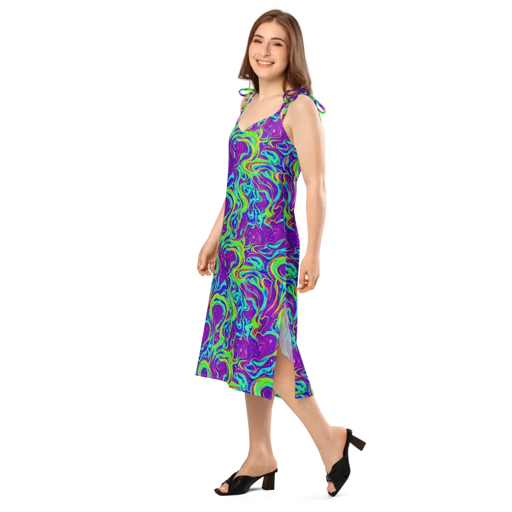 Lucid Lava on Slip Dress — Left Front