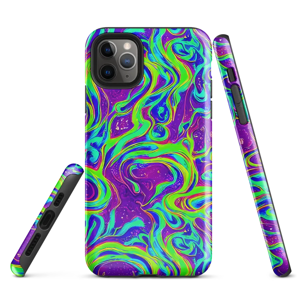 Lucid Lava on Tough Case for iPhone® — Front