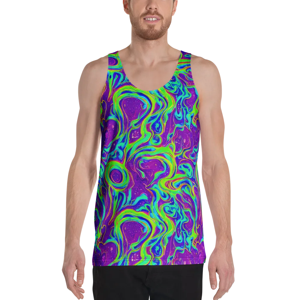 Lucid Lava on Men's Tank Top — Front