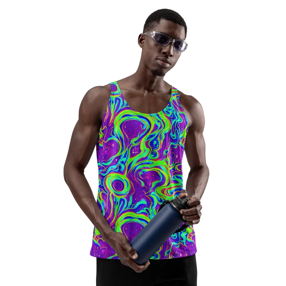 Lucid Lava on Men's Tank Top — Front