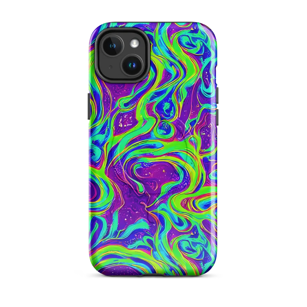Lucid Lava on MagSafe Tough Case for iPhone® — Front