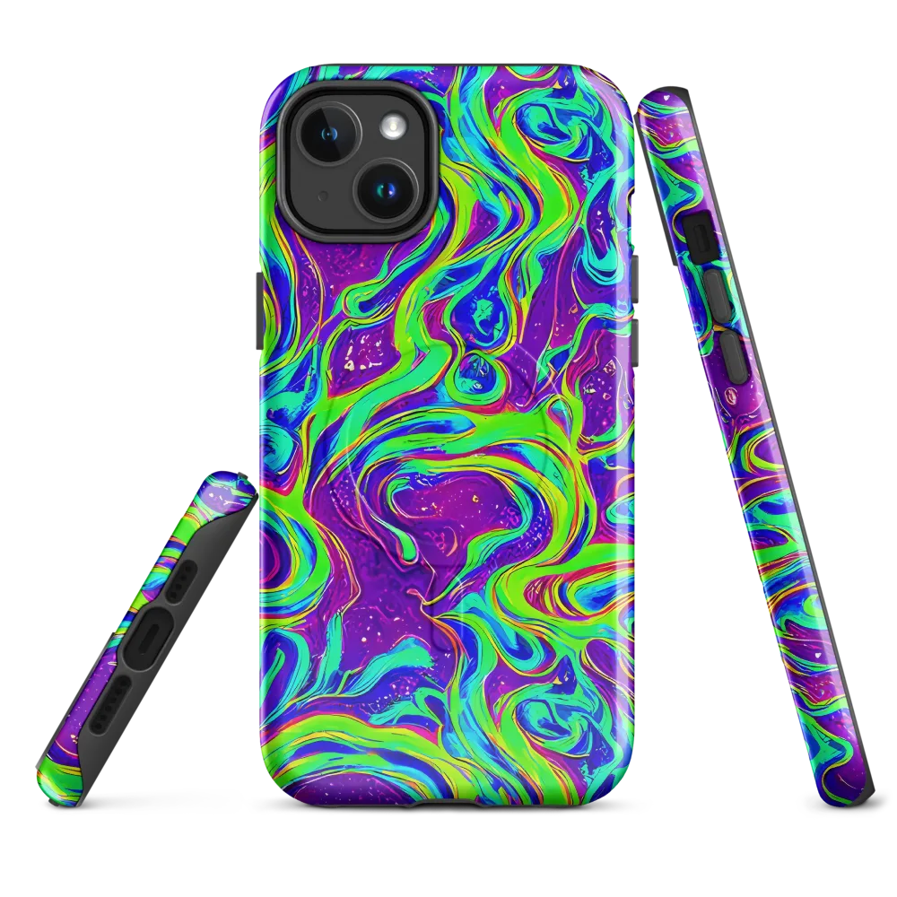 Lucid Lava on MagSafe Tough Case for iPhone® — Front