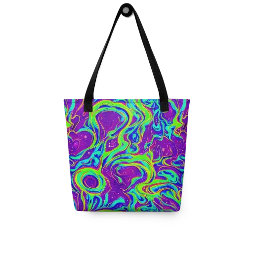 Lucid Lava on a Tote Bag
