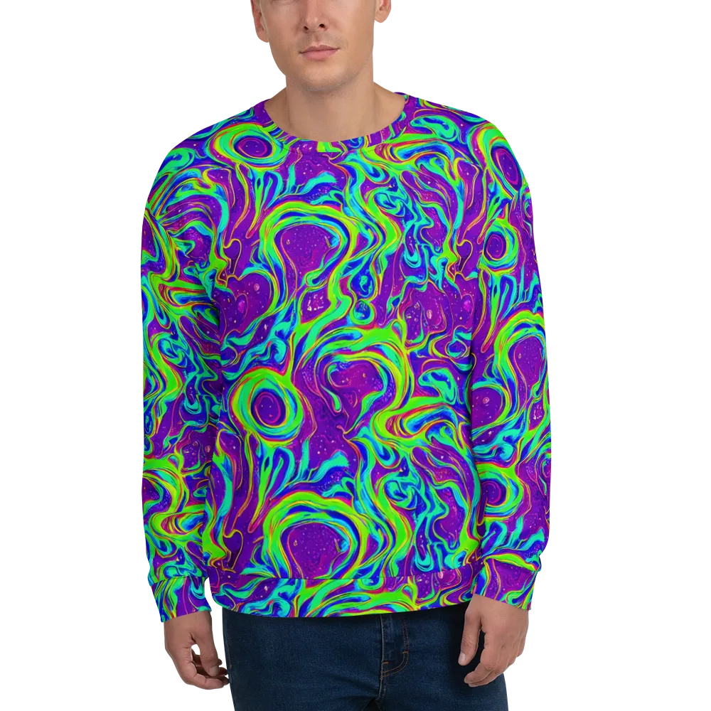 Lucid Lava on Sweatshirt — Front