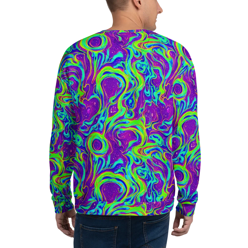 Lucid Lava on Sweatshirt — Back