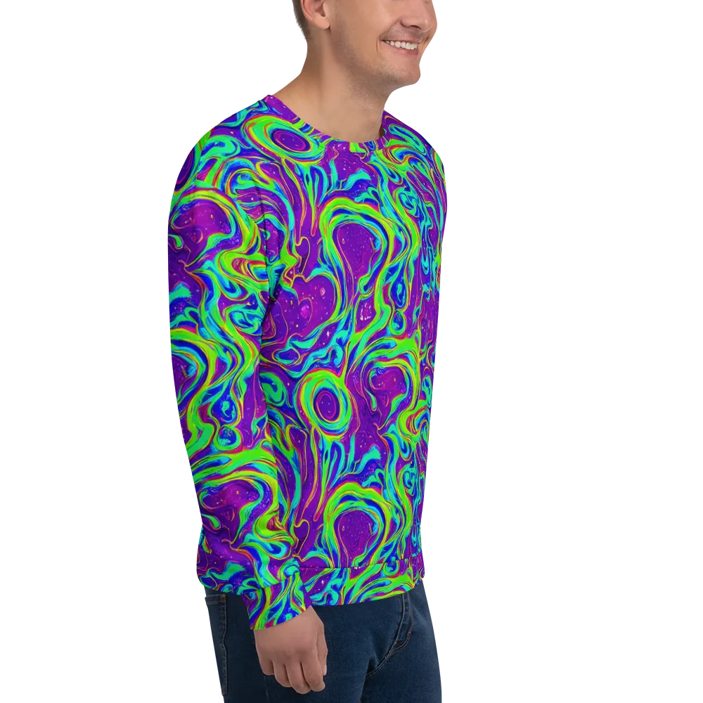 Lucid Lava on Sweatshirt — Right Front