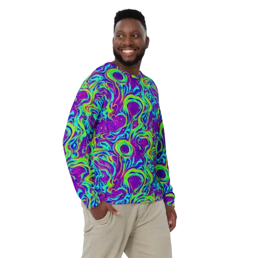 Lucid Lava on a Sweatshirt