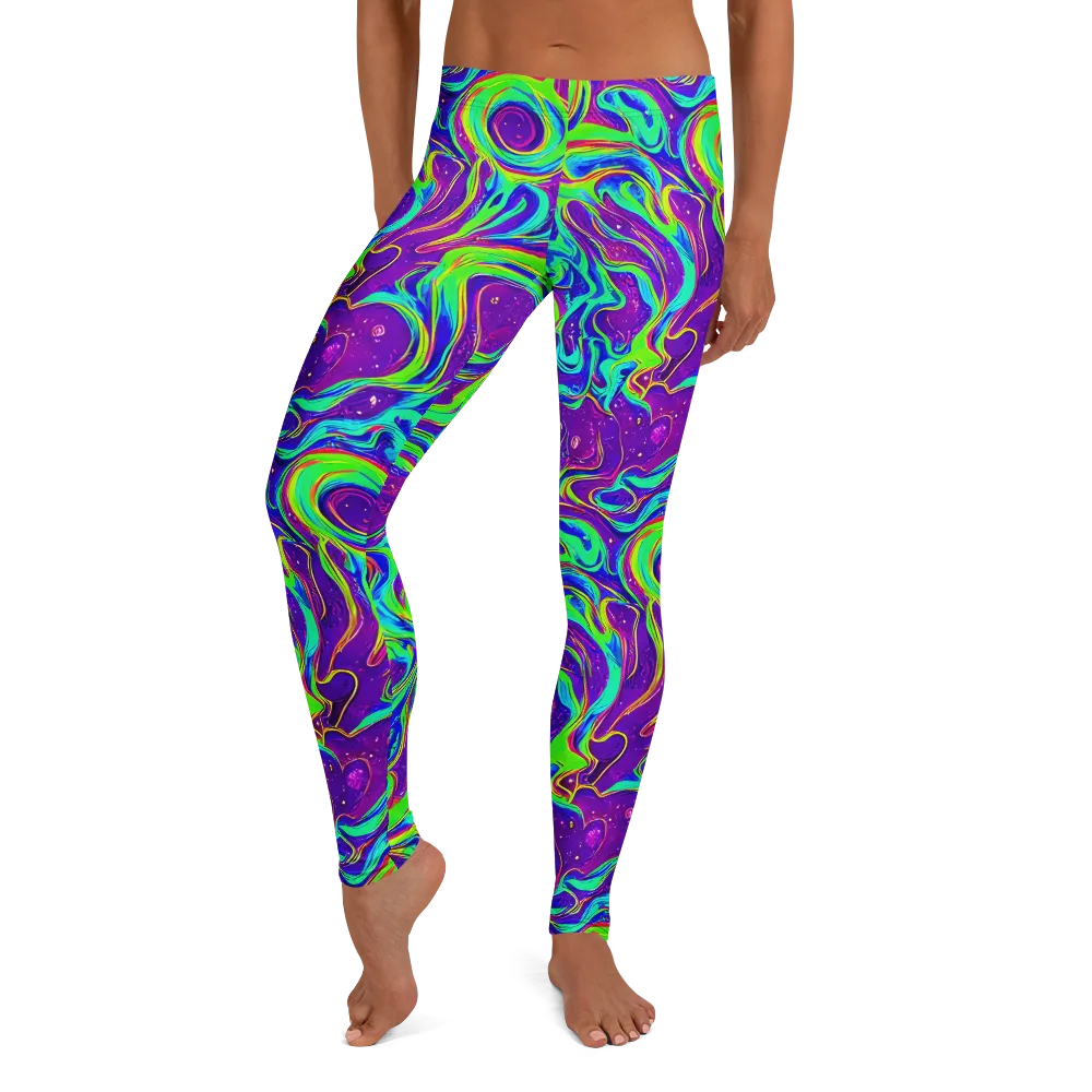 Lucid Lava on Leggings — Front