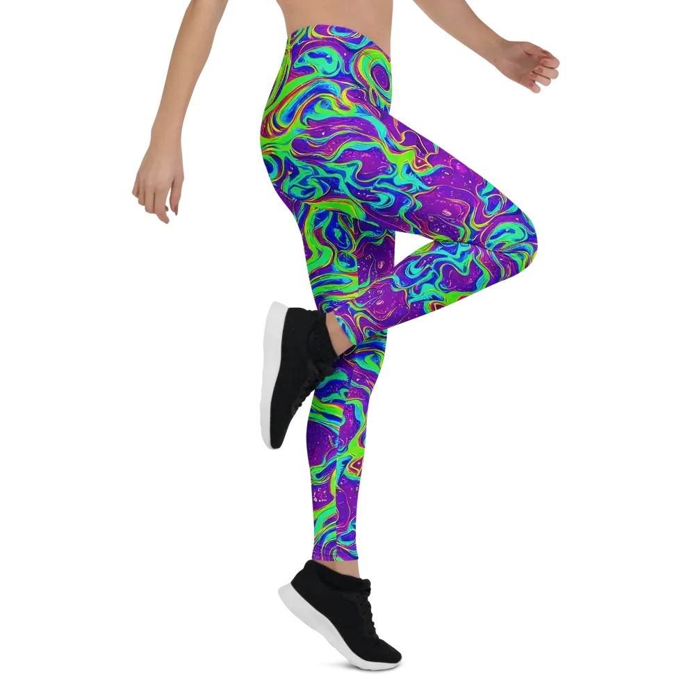 Lucid Lava on Leggings — Right