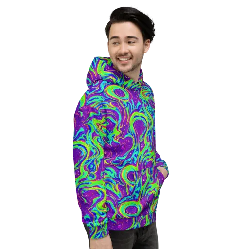 Lucid Lava on a Hoodie