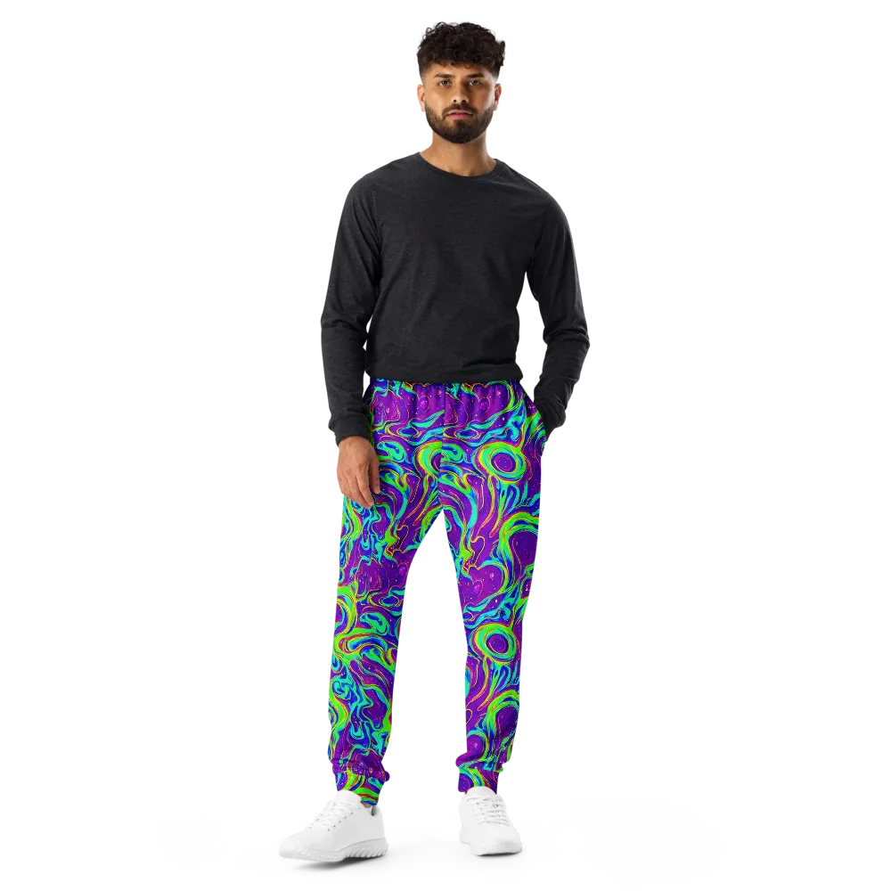 Lucid Lava on Men's Joggers — Front