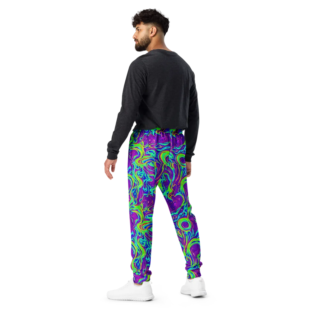 Lucid Lava on Men's Joggers — Back