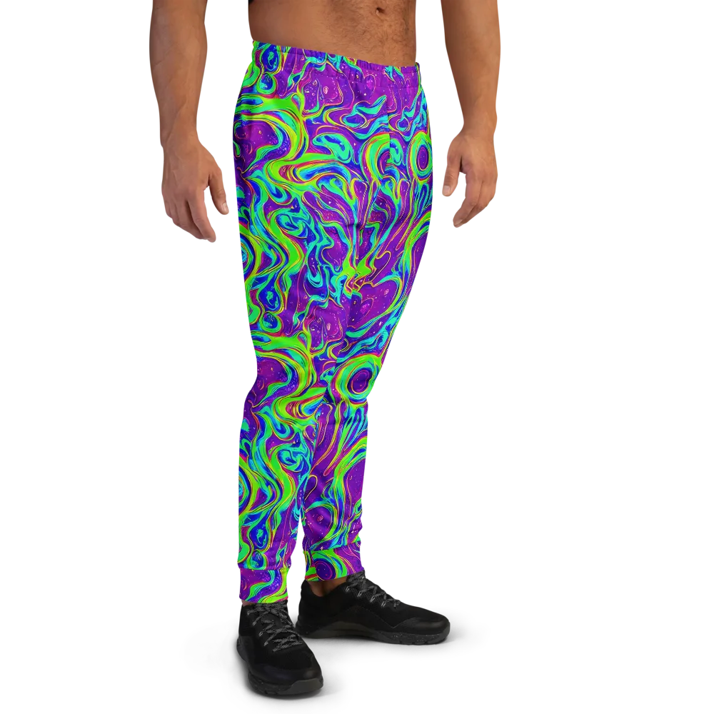 Lucid Lava on Men's Joggers — Right