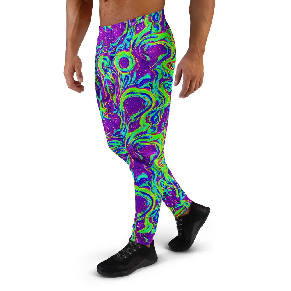 Lucid Lava on Men's Joggers — Left