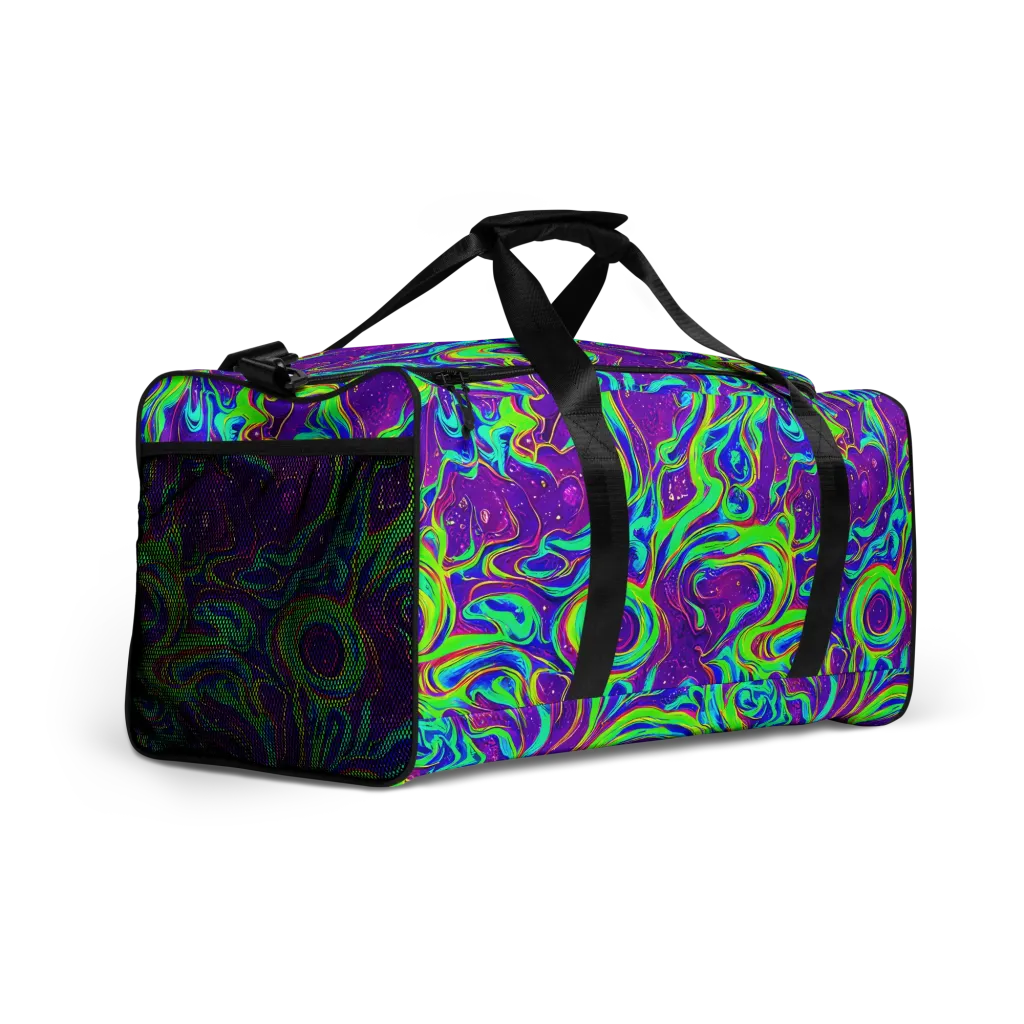 Lucid Lava on Duffle Bag — Right Front