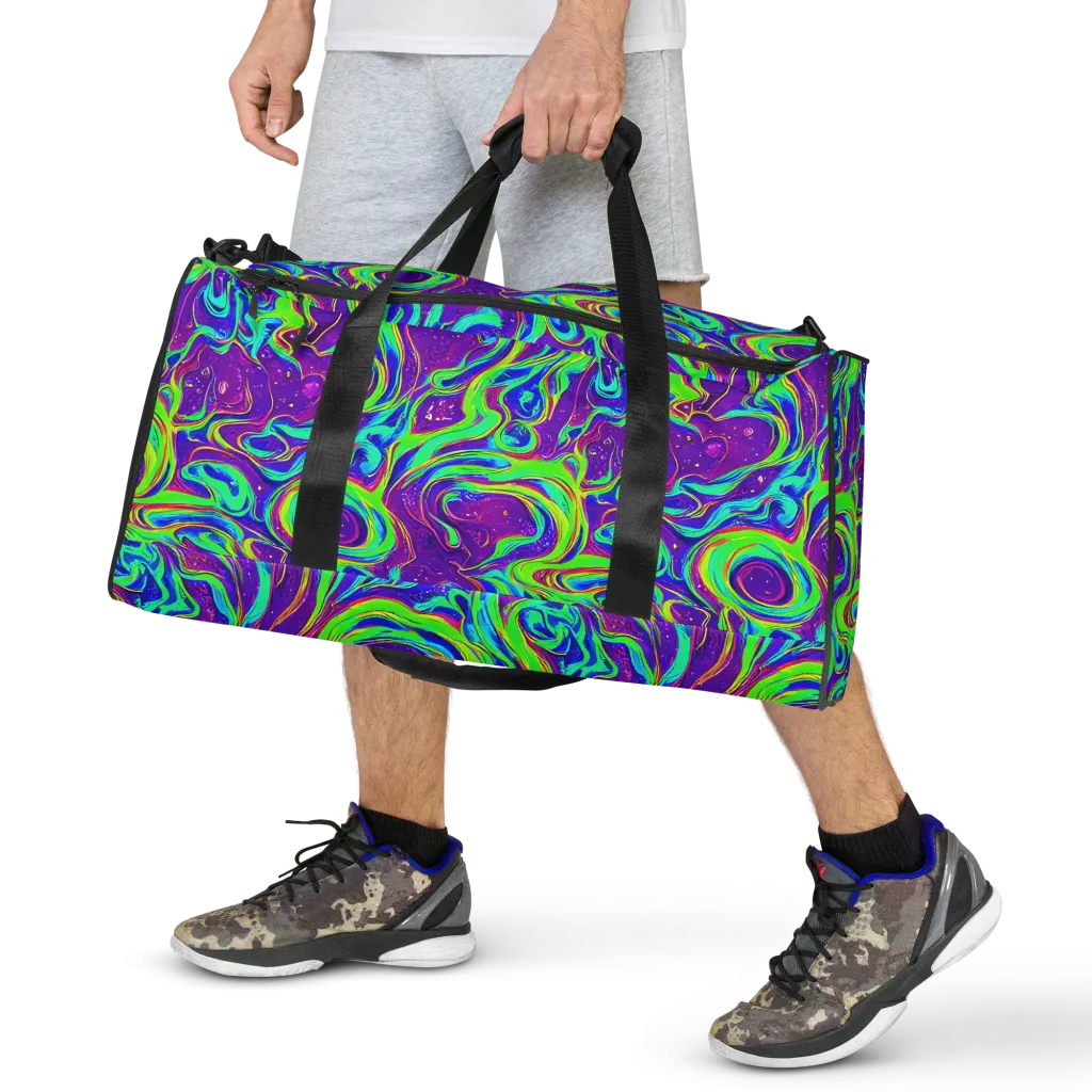 Lucid Lava on Duffle Bag — Front