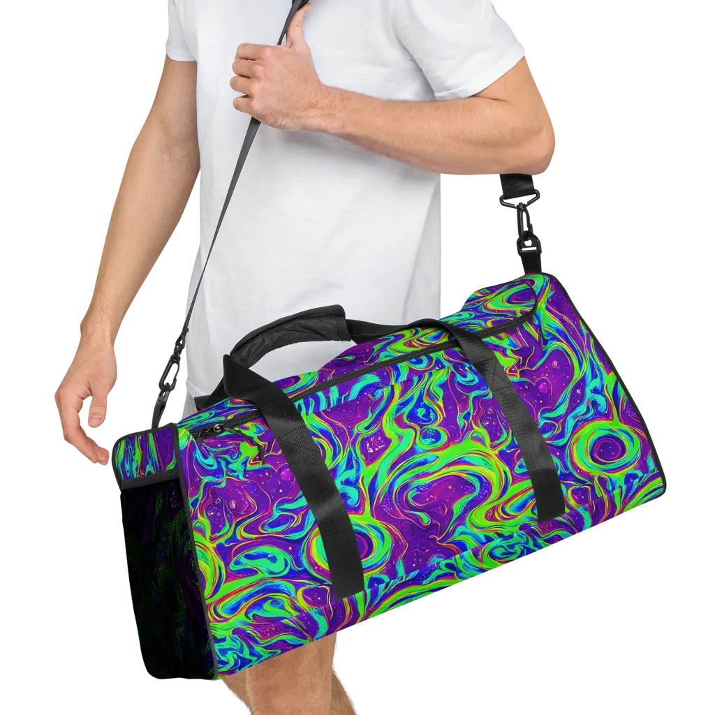 Lucid Lava on Duffle Bag — Right Front