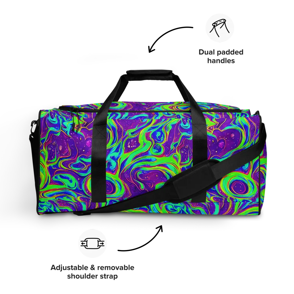 Lucid Lava on Duffle Bag — Front