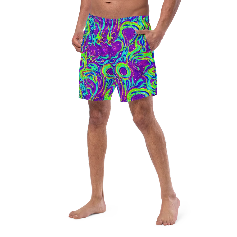 Lucid Lava on Swim Trunks — Left Front
