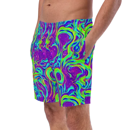 Lucid Lava on a Swim Trunks