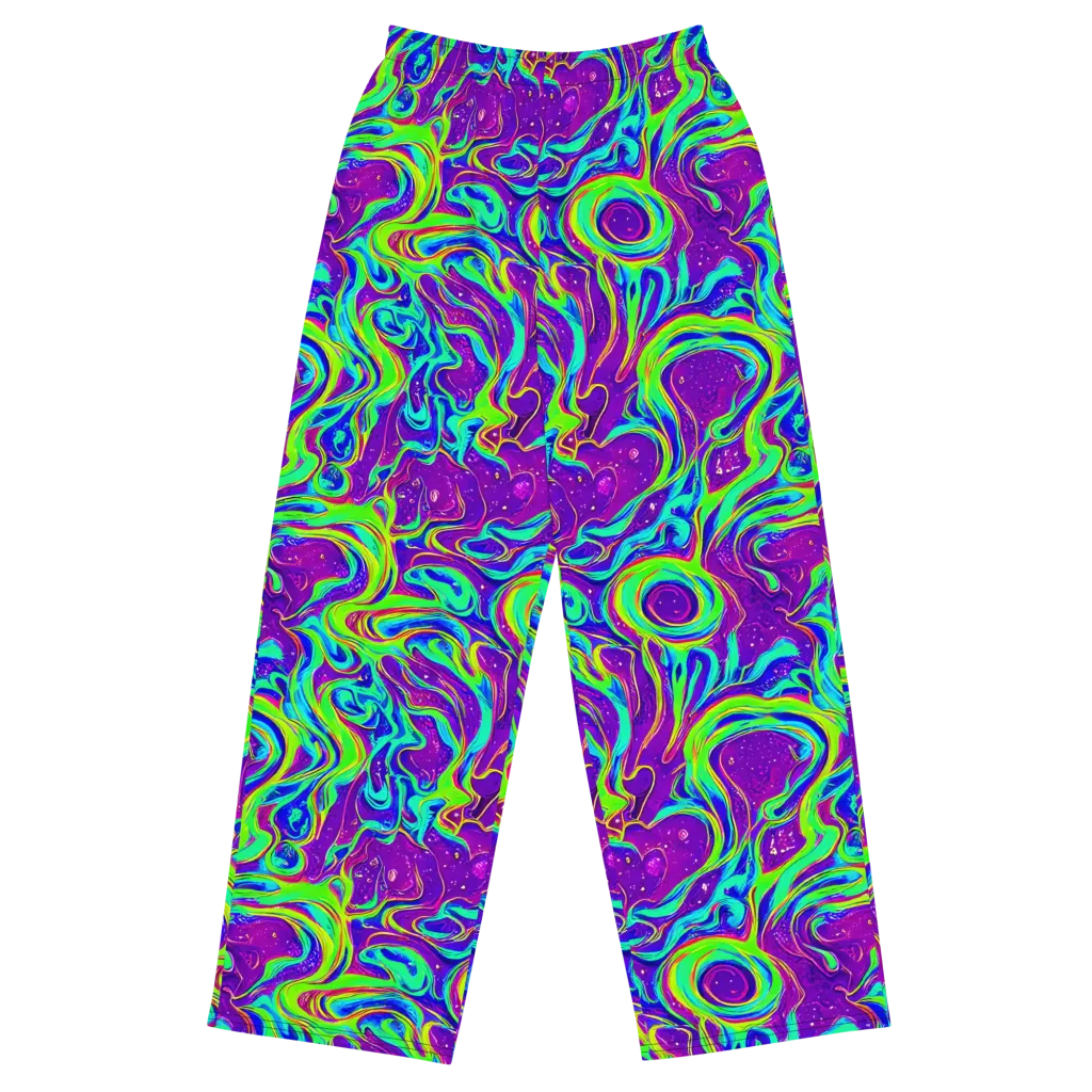 Lucid Lava on Wide-Leg Pants — Front