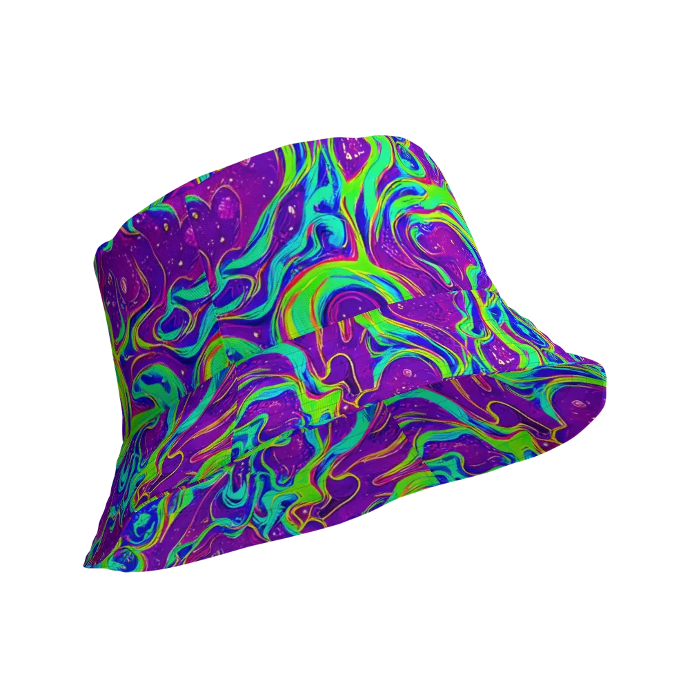 Lucid Lava on Reversible Bucket Hat — Product details Outside