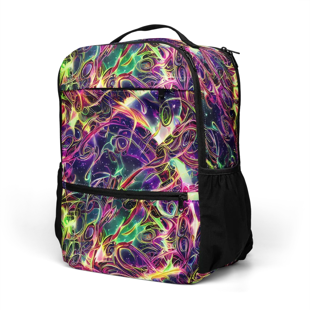 The Color Storm on Utility Backpack — Left Front