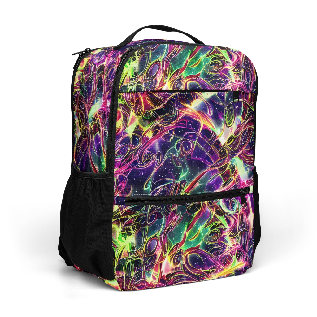 The Color Storm on Utility Backpack — Right Front