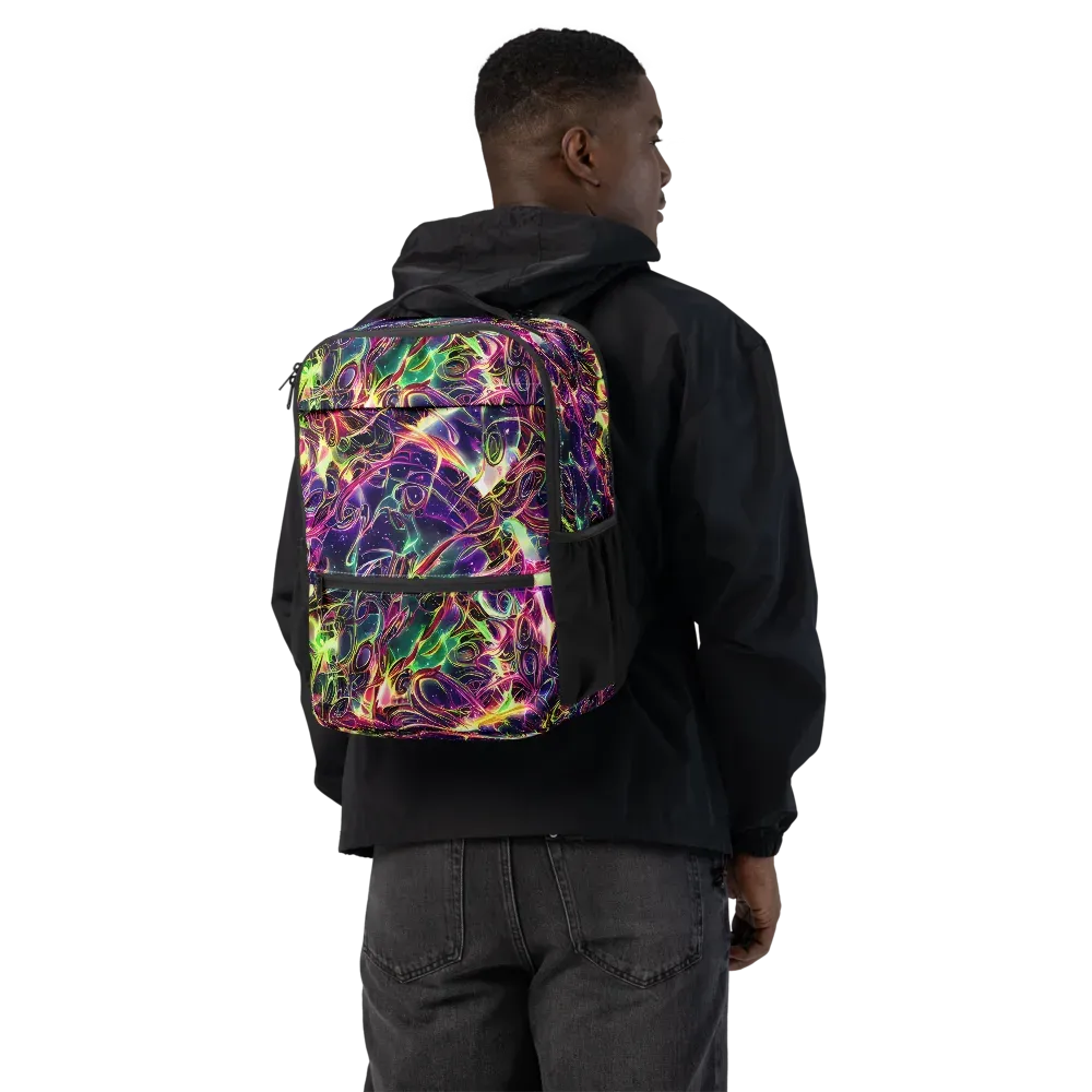 The Color Storm on Utility Backpack — Back