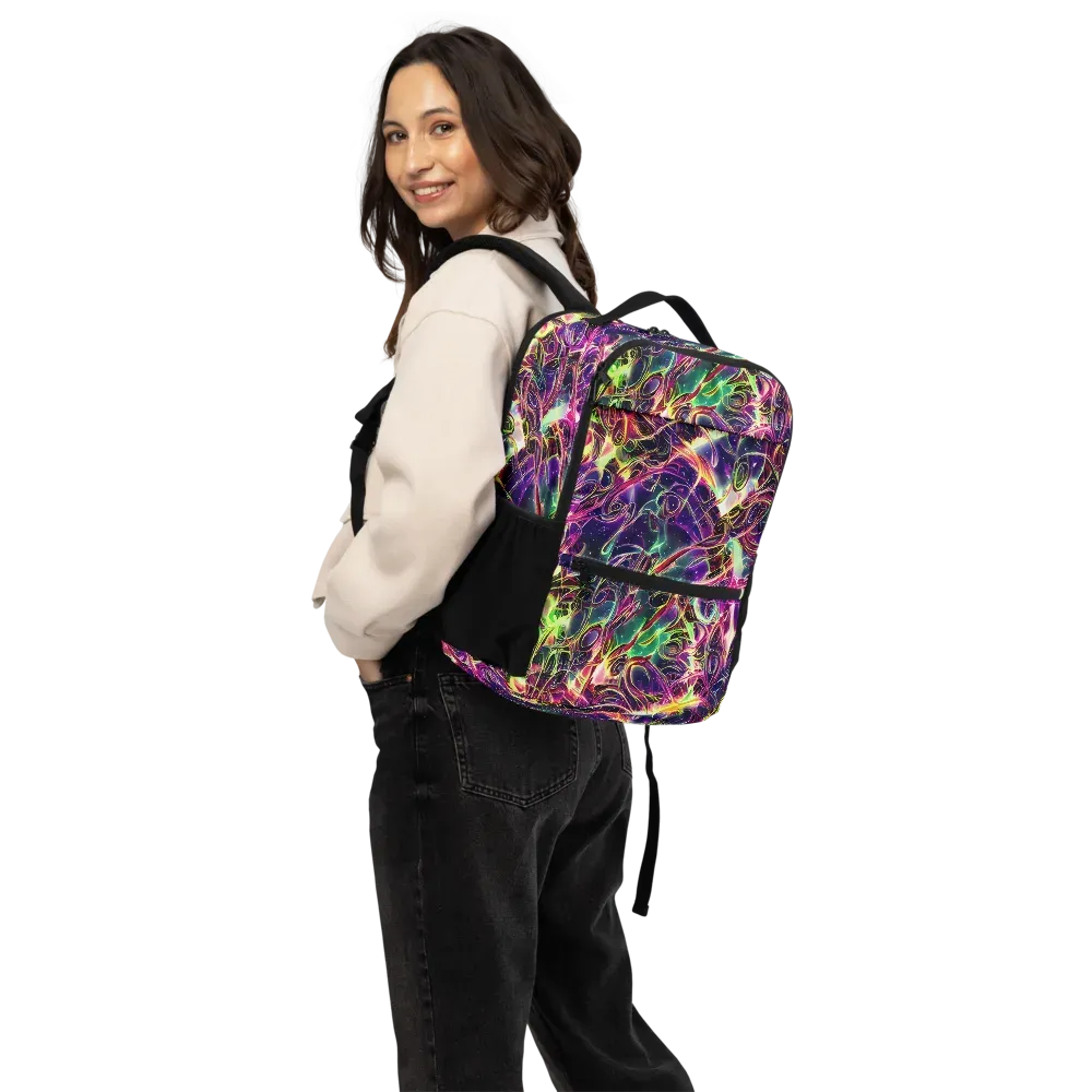 The Color Storm on Utility Backpack — Back
