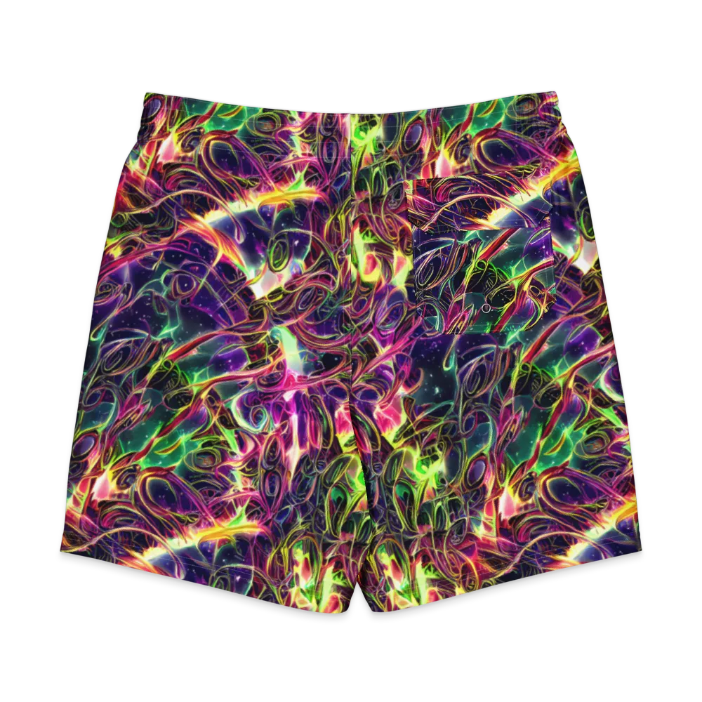 The Color Storm on Men's Board Shorts — Back