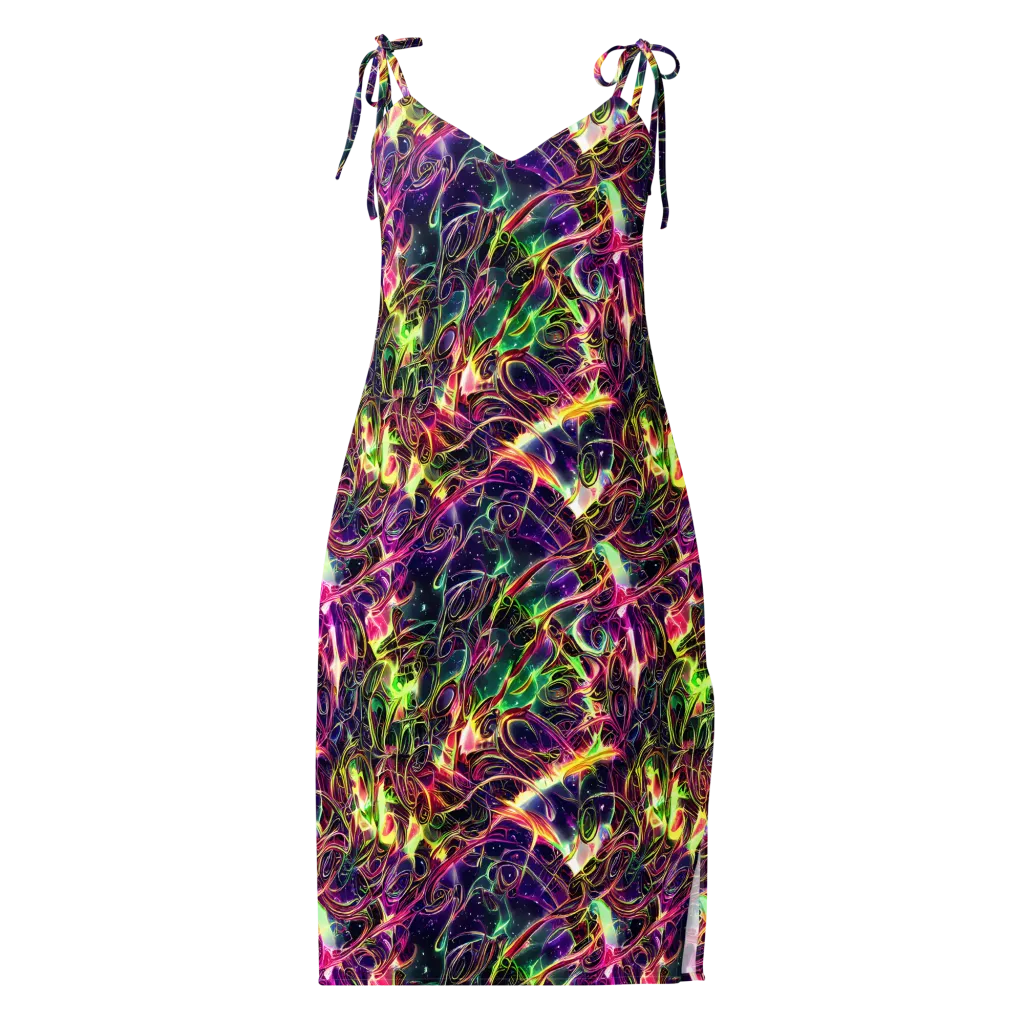 The Color Storm on Slip Dress — Front