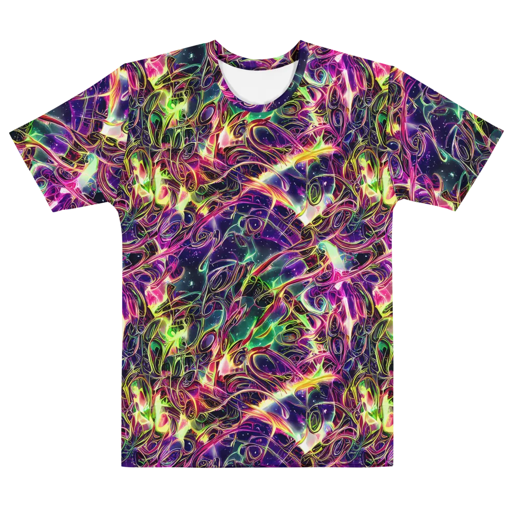 The Color Storm on Men's Cotton Crew Neck T-Shirt — Front