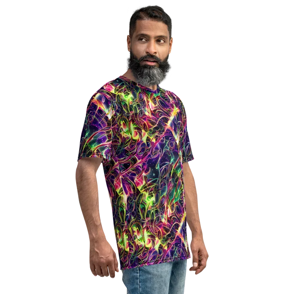 The Color Storm on Men's Crew Neck T-Shirt — Right
