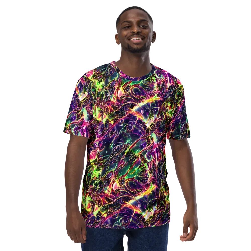 The Color Storm on Men's Crew Neck T-Shirt — Front