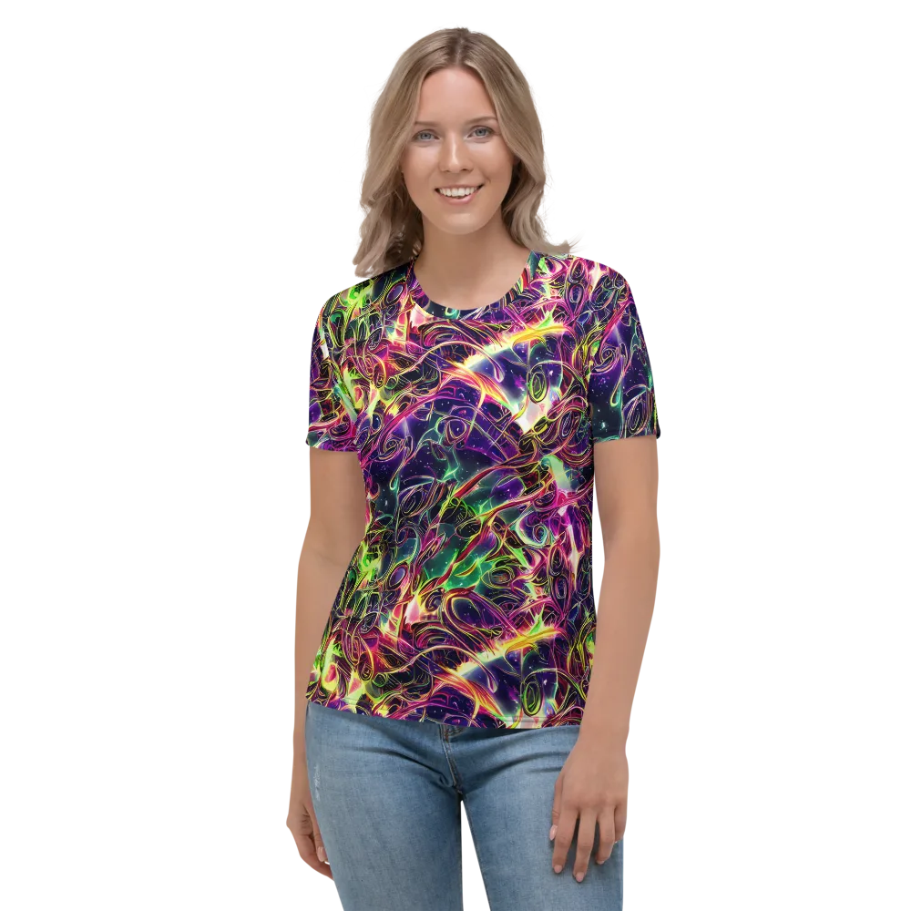 The Color Storm on Women's Crew Neck T-Shirt — Front