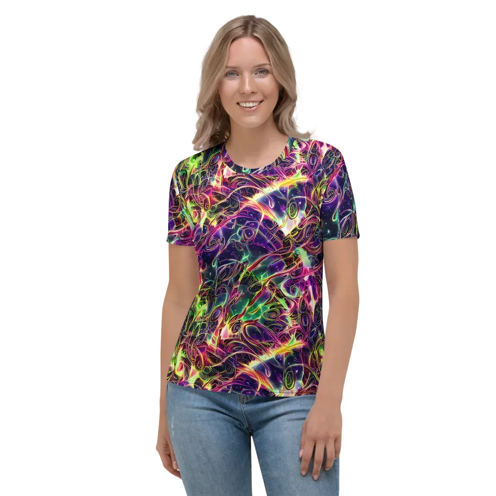 The Color Storm on Women's Crew Neck T-Shirt — Front