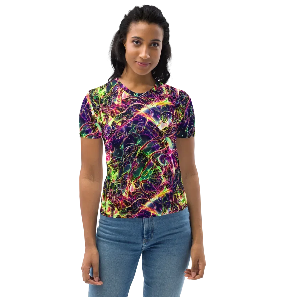 The Color Storm on Women's Crew Neck T-Shirt — Front