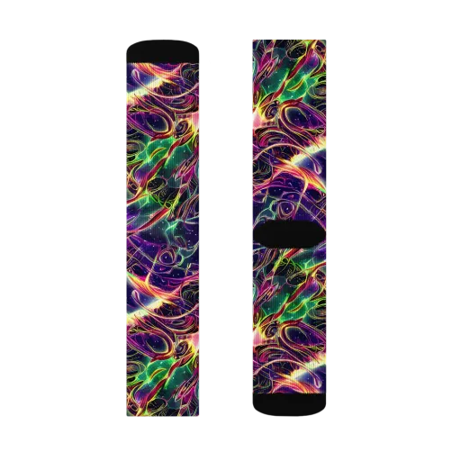 The Color Storm on a Socks