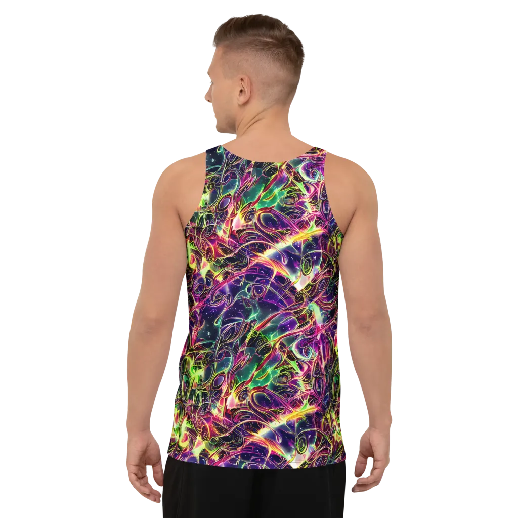 The Color Storm on Men's Tank Top — Back