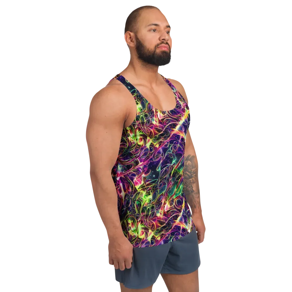 The Color Storm on Men's Tank Top — Right Front